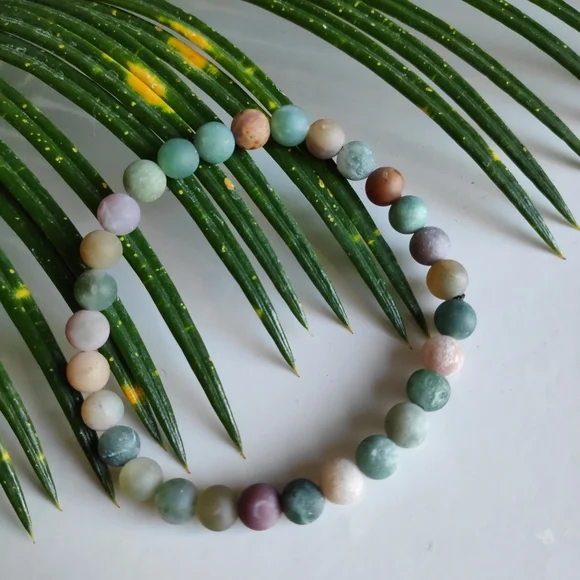 Handmade Natural Stone Bracelet - Picture 1 of 11